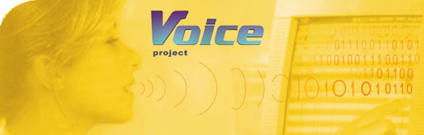 VOICE Project for transforming voice into text. Progetto VOICE per la trasformazione della voce in testo
